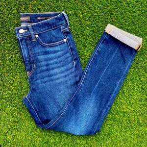 Banana Republic Jeans 27/4 Women High Rise Skinny Stretch Dark Wash Denim NWOT